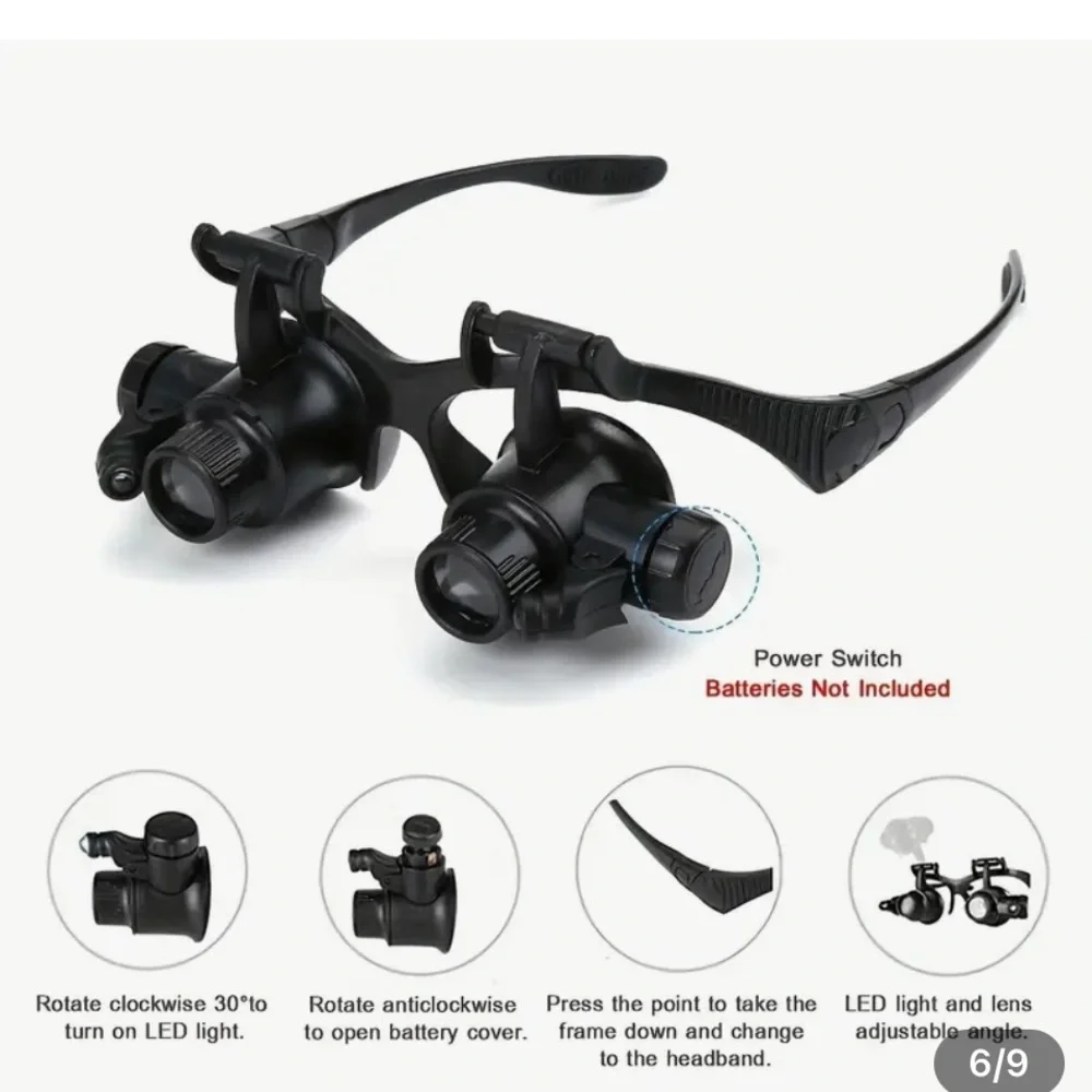 Watch Repair Magnifier with LED - NWT